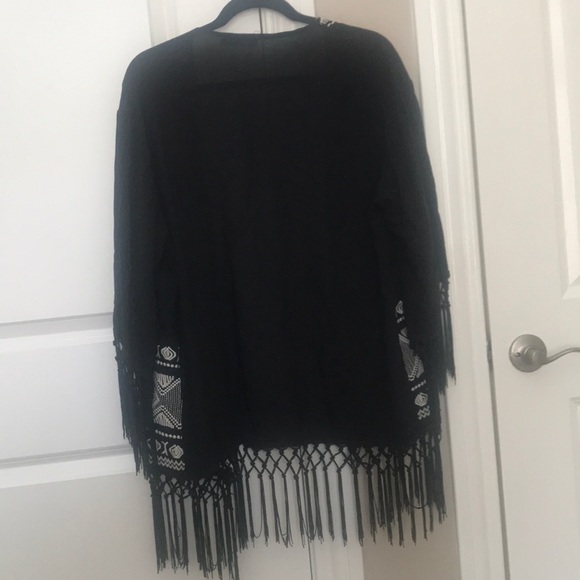 Lryia Sheer Open Front Cardigan - Picture 3 of 5